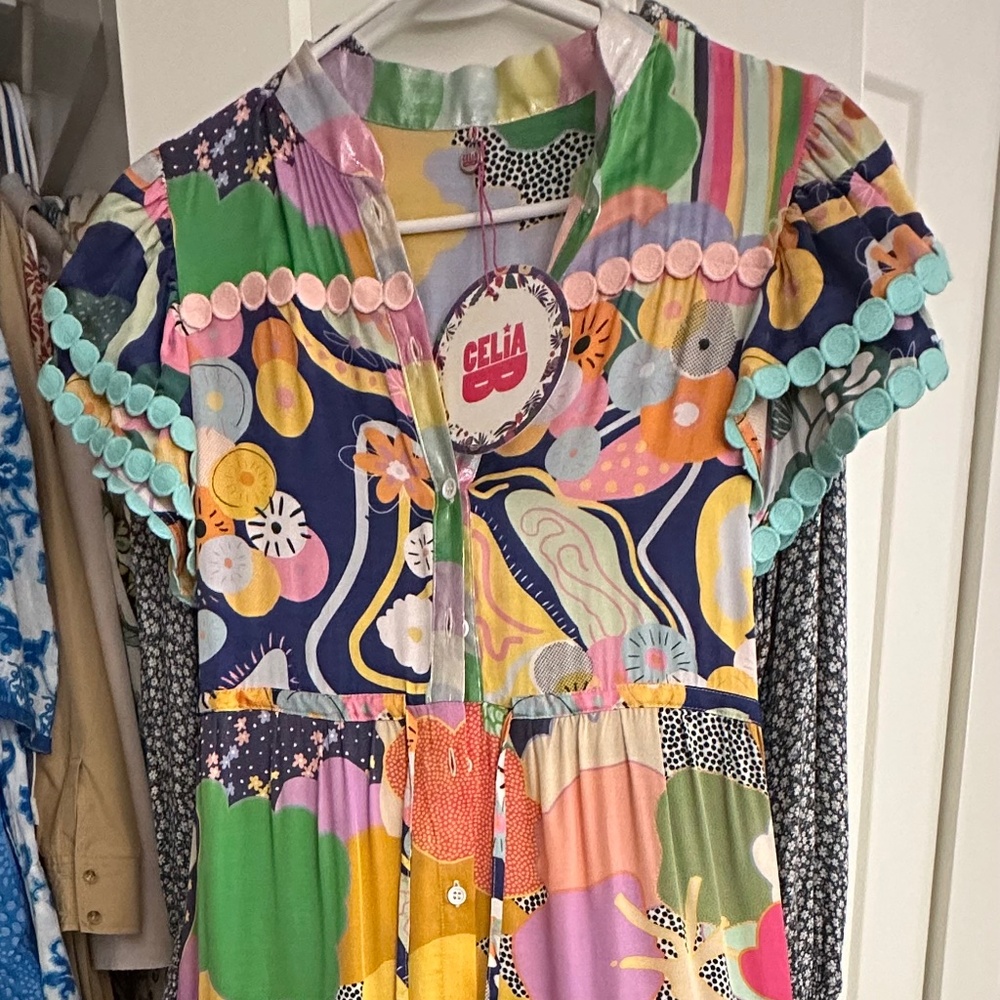 CeliaB Flutter Sleeve Maxi